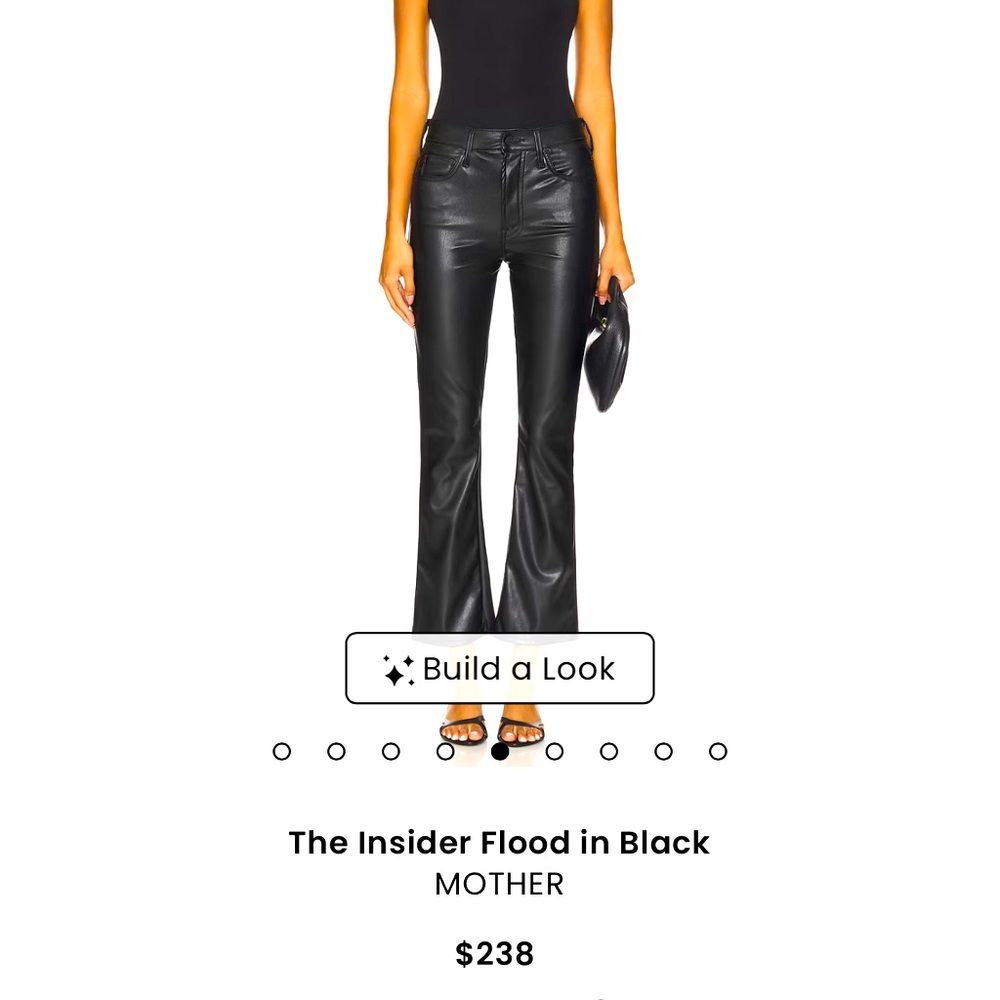 MOTHER Ankle Cropped Jeans in Black